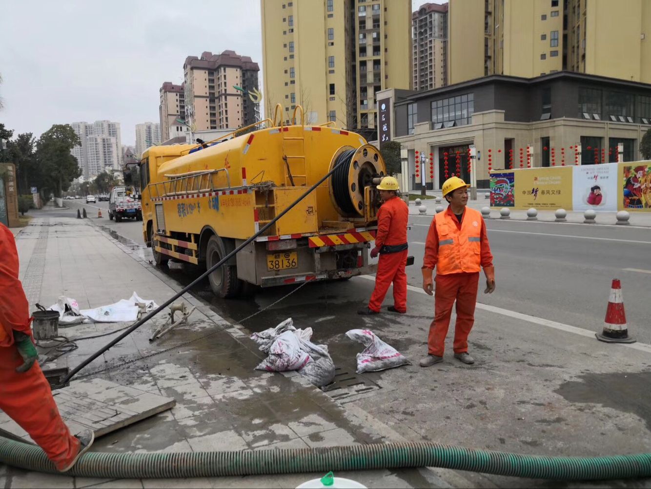 禹会排污管道清淤-管道清洗